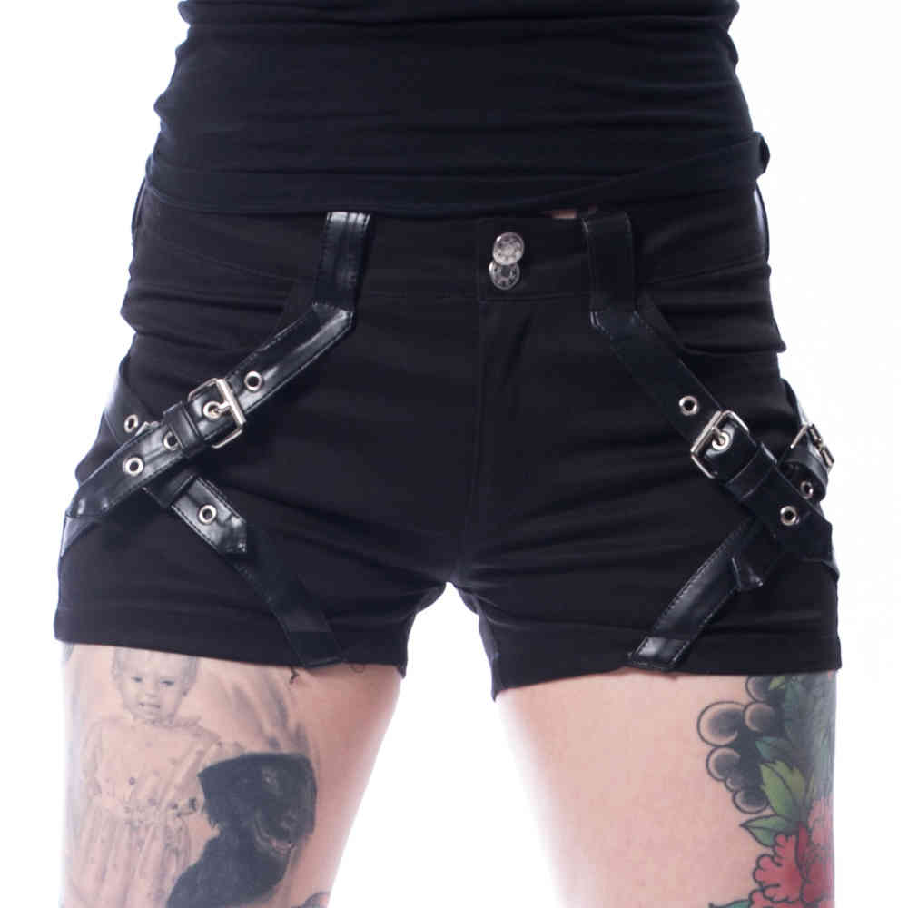 Chemical Black - CARA Korte broek - Zwart